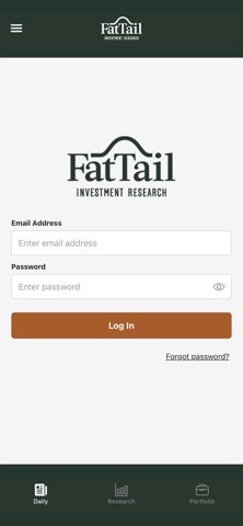 Fat Tail Investment Research iPhone screenshot 1
