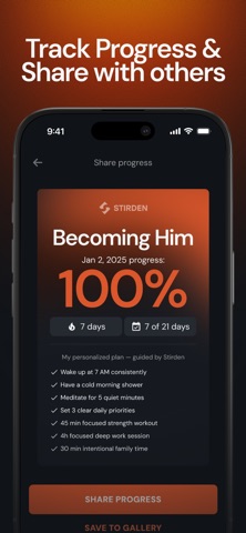 Stirden: AI Mentor for Men screenshot