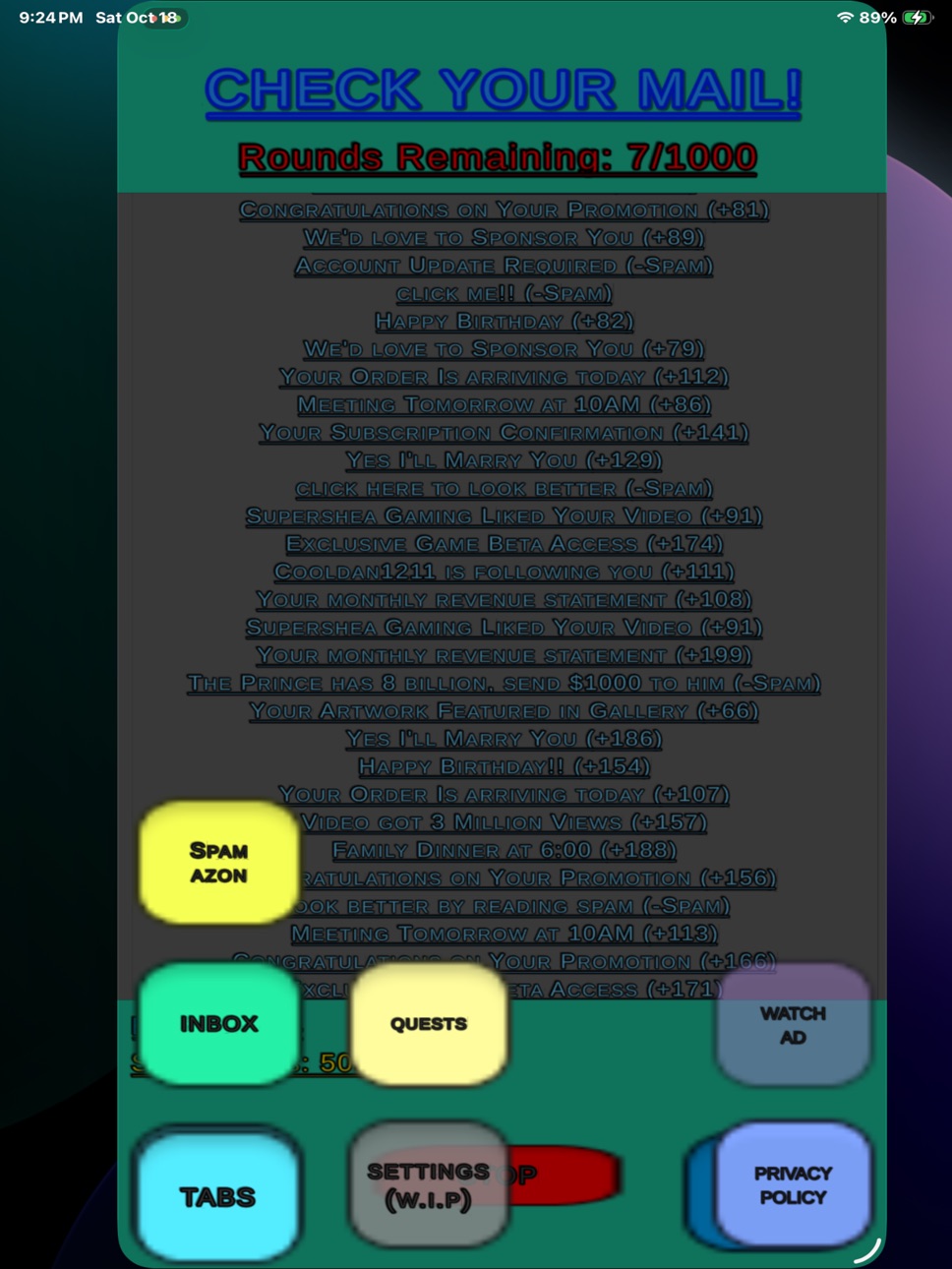 iPad screenshot