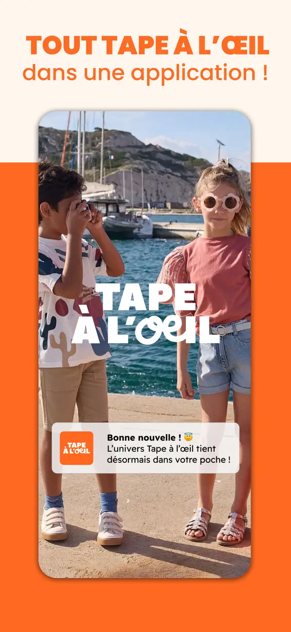 Screenshot #1 pour Tape à l'oeil  – Mode enfants
