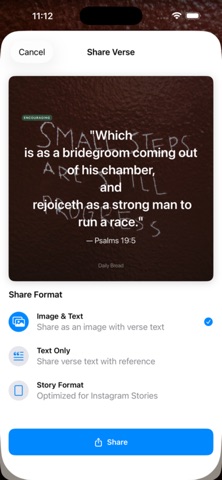 Daily Bread - Bible Verses Screenshot 2 of 4