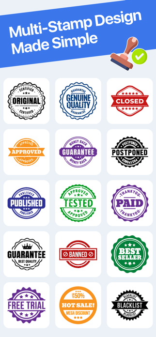 Stamp Maker & Signature Maker Screenshot 3 of 6
