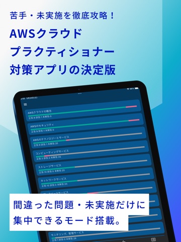 AWS クラウドプラクティショナー オリジナル問題集 iPad screenshot