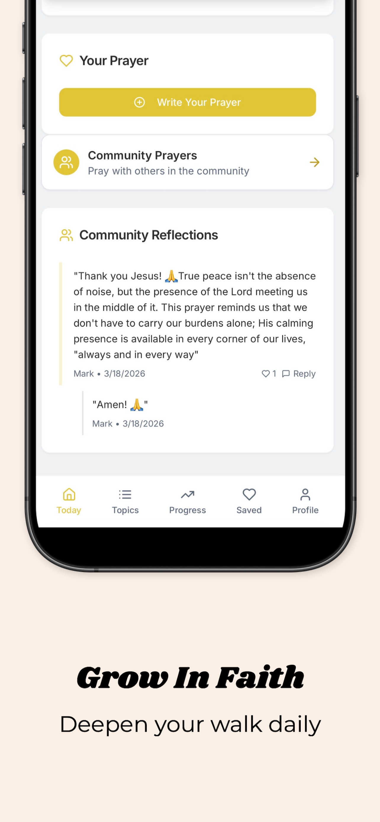 Grace Daily: Prayer App