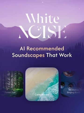 White Noise ASMR Sleep Sounds iPad screenshot