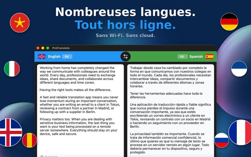 Screenshot #2 pour Pro Traduction - Traducteur