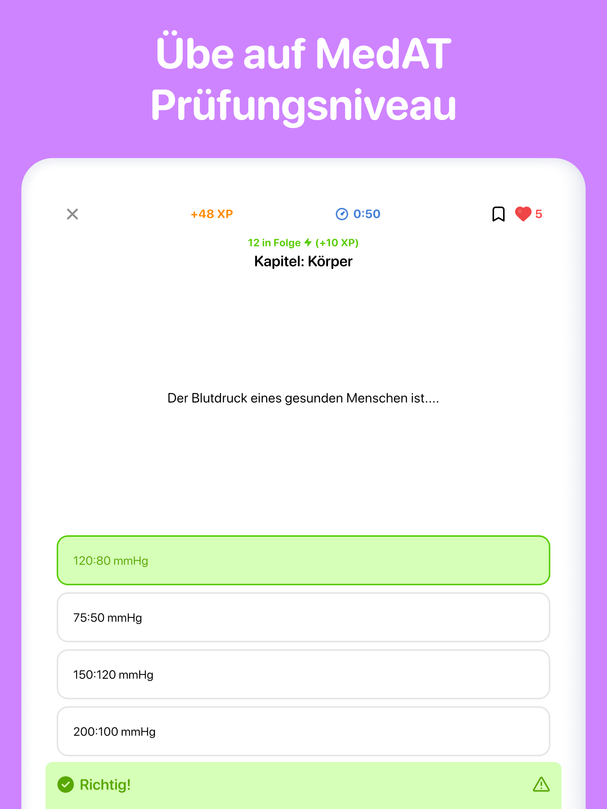 MedAT Lern App: MedBuddy