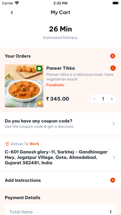 HUNGRS: Food Delivery Screenshot