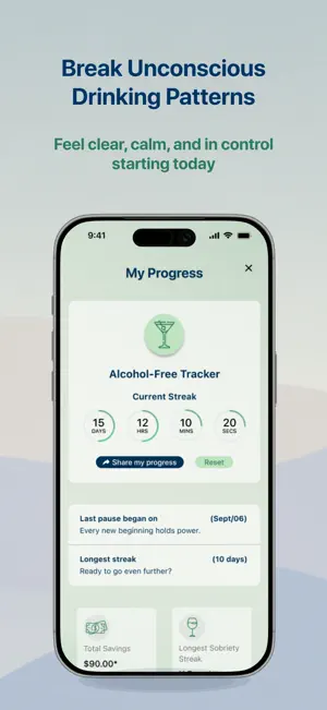 UM: Alcohol & Sobriety Tracker screenshot 1