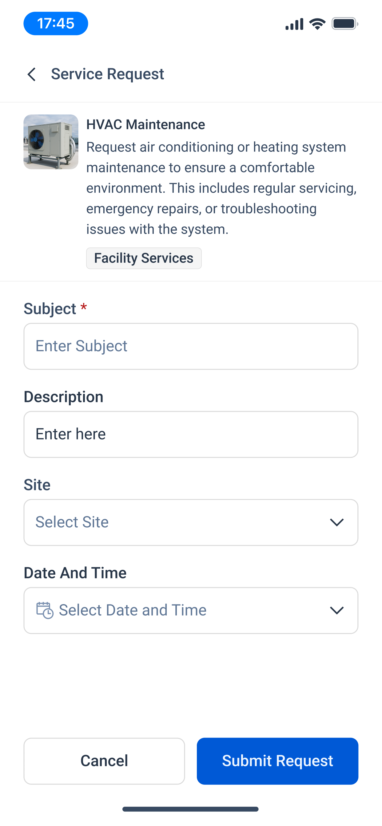 Facilio Requestor screenshot 4