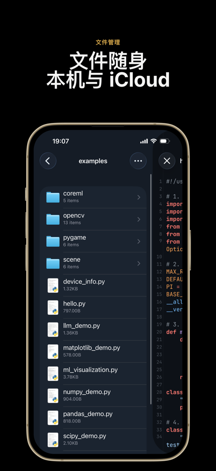 Pythona - Python 3 IDE App Store screenshot 3