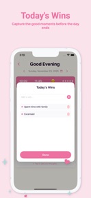 Morning Routine Evening Diary screenshot