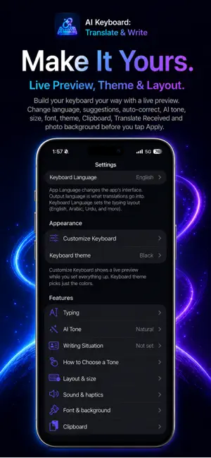 AI Keyboard: Translate & Write screenshot 3
