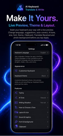AI Keyboard: Translate & Write Screenshot 3 of 6