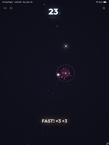 STARFLING: One-Tap Space Game iPad screenshot
