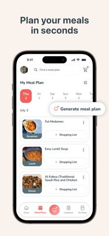 Zaki: Meal Planner & Pantry screenshot