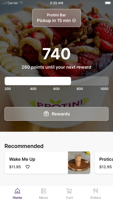 Protini iPhone screenshot 1 - Food & Drink app
