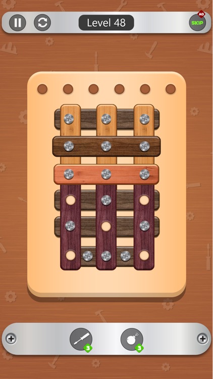 Nuts & Bolts Screw Jam Game