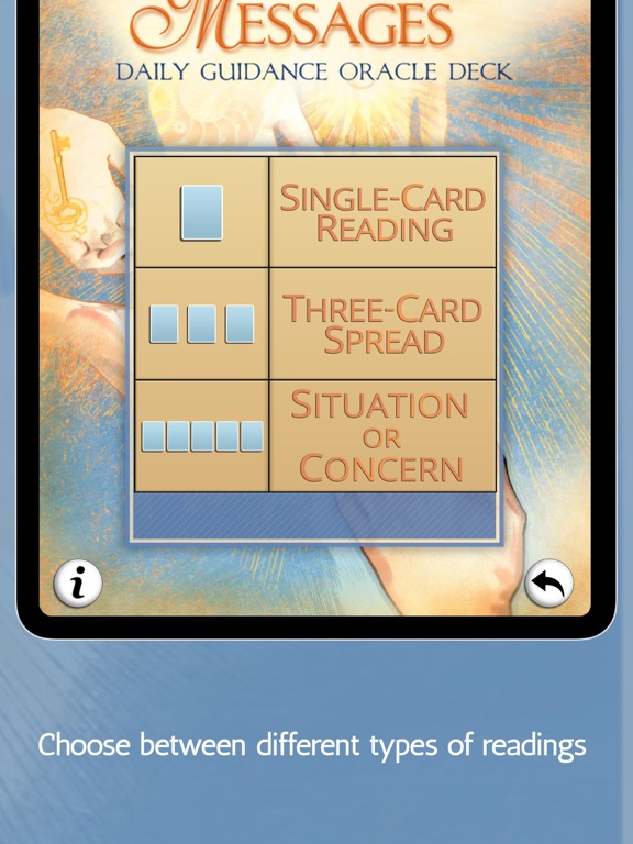 Spirit Messages Oracle Deck iPad screenshot 4 - Lifestyle app