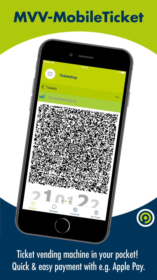 #7. MVV-App (iOS) 由: Muenchner Verkehrs- und Tarifverbund Gesellschaft mit beschraenkter Haftung (MVV)