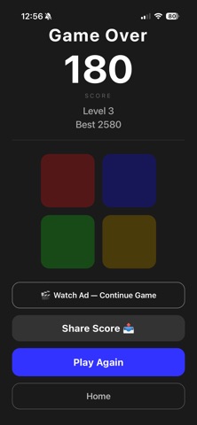 ReTap: Reverse Memory Game screenshot