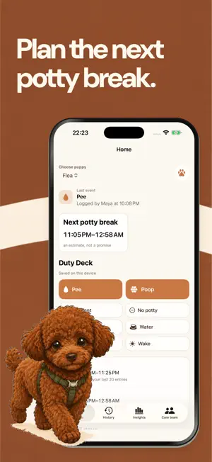 Puppy Potty Log — PupDuty screenshot 4
