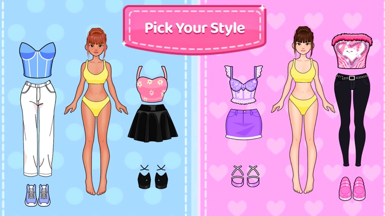 Paper Doll Fashion Makeover screenshot-3