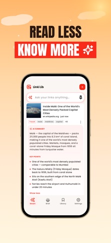 Linki: Save Links & Bookmarks iPhone screenshot