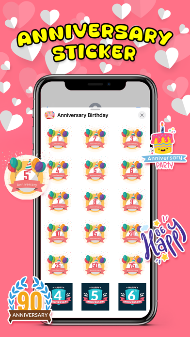 Screenshot #1 pour Anniversary & Birthday GIF