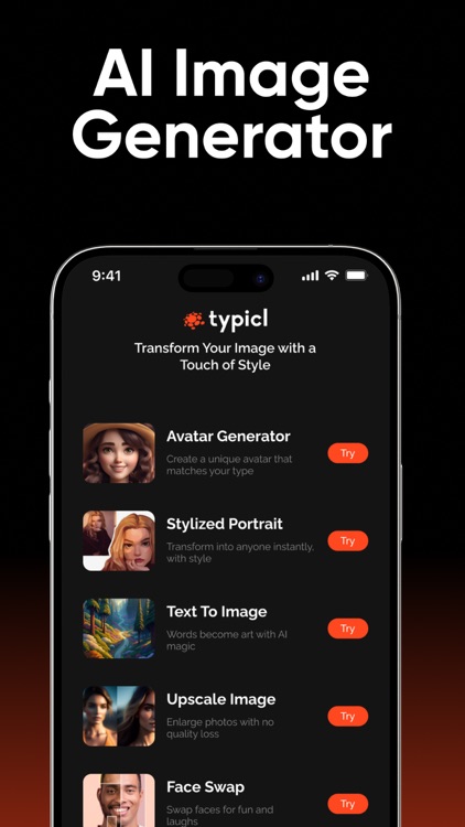 Typicl AI: Avatar Generations