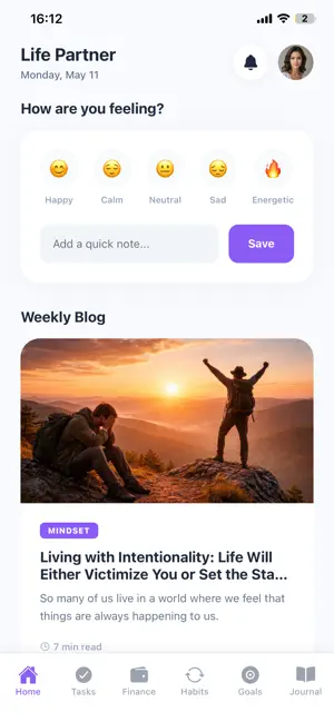 Life Partner: Habits & Goals screenshot 2