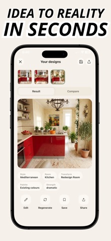 Room planner 5d - Rooma AI iPhone screenshot