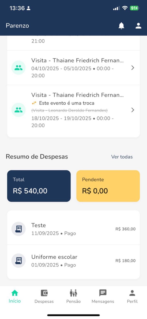 iPhone screenshot