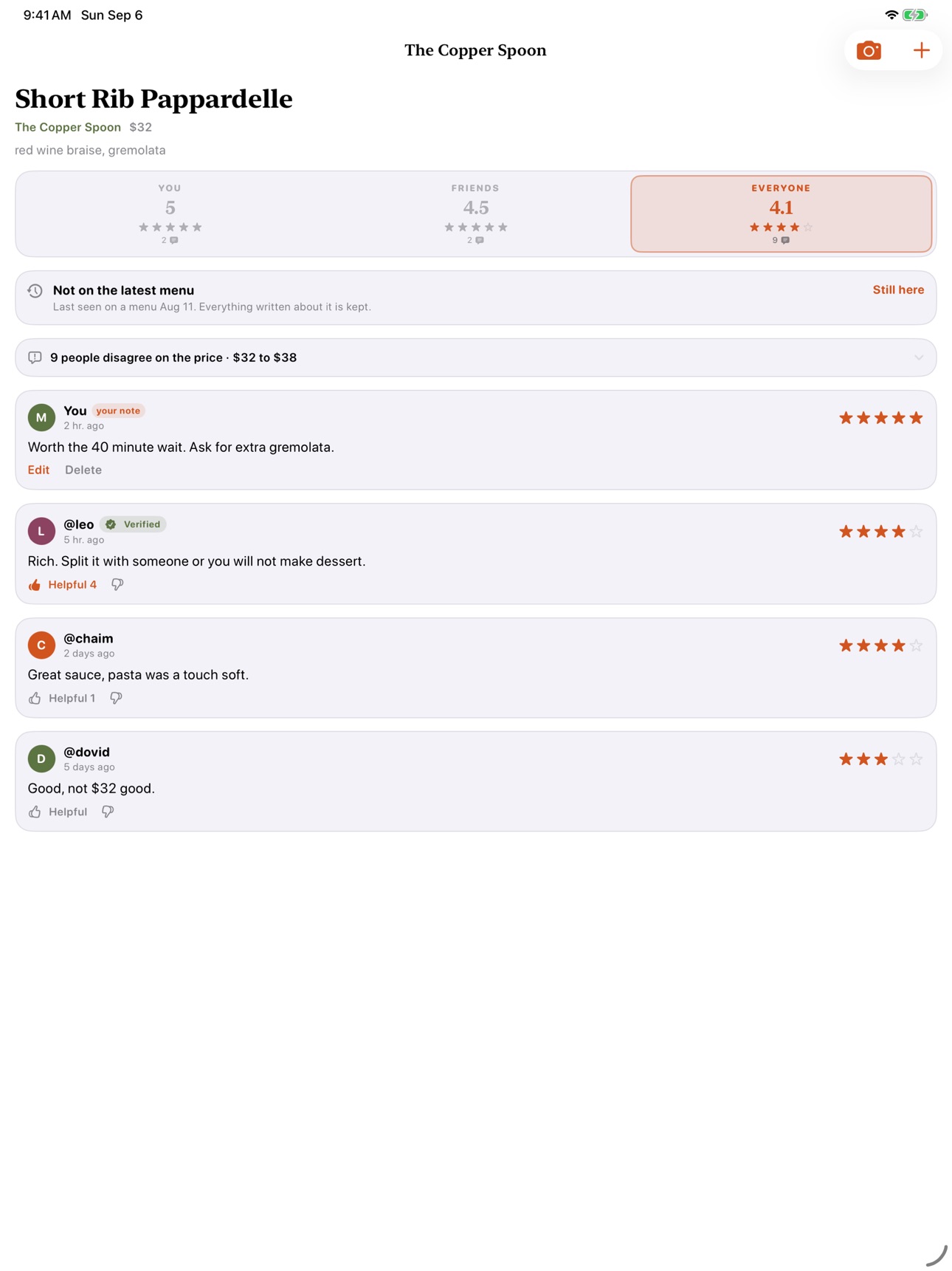 Screenshot 6 of Dish It - Dish Tracker