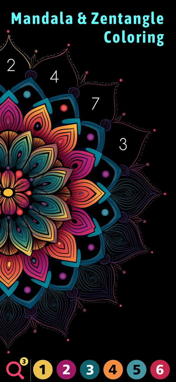 Screenshot #3 pour Coloring Book for Adults: Ink