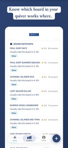 Session – Surf Log & Forecast screenshot