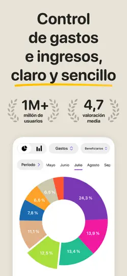 Captura de pantalla de Gestor De Gastos - Money Flow en iPhone 1