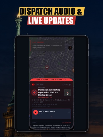 Dispatch Radio: US Scanner iPad screenshot 1