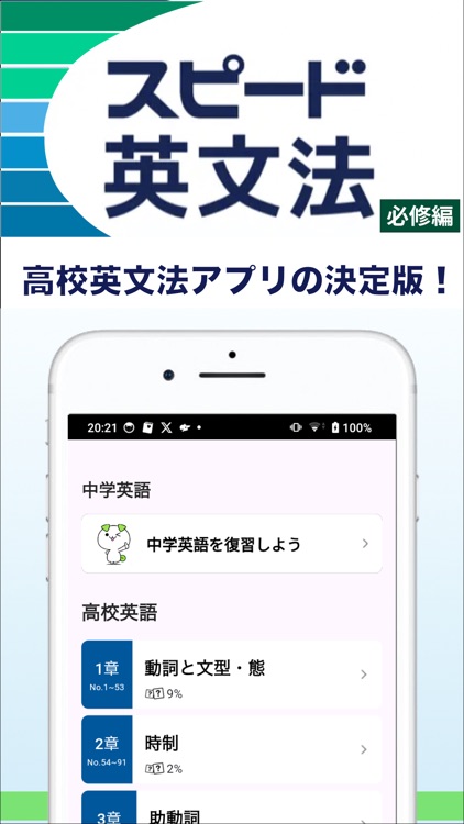 高校英語アプリ スピード英文法 -必修編