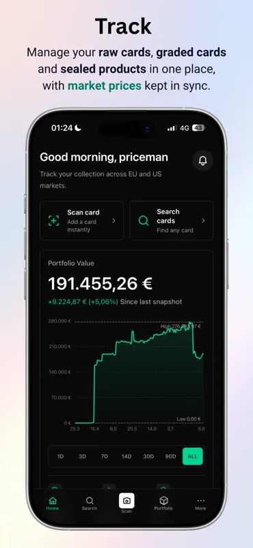 CollectHolo - TCG Tracker App screenshot 1 of 10