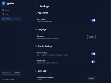 TypeFlow - Learn Typing iPad screenshot