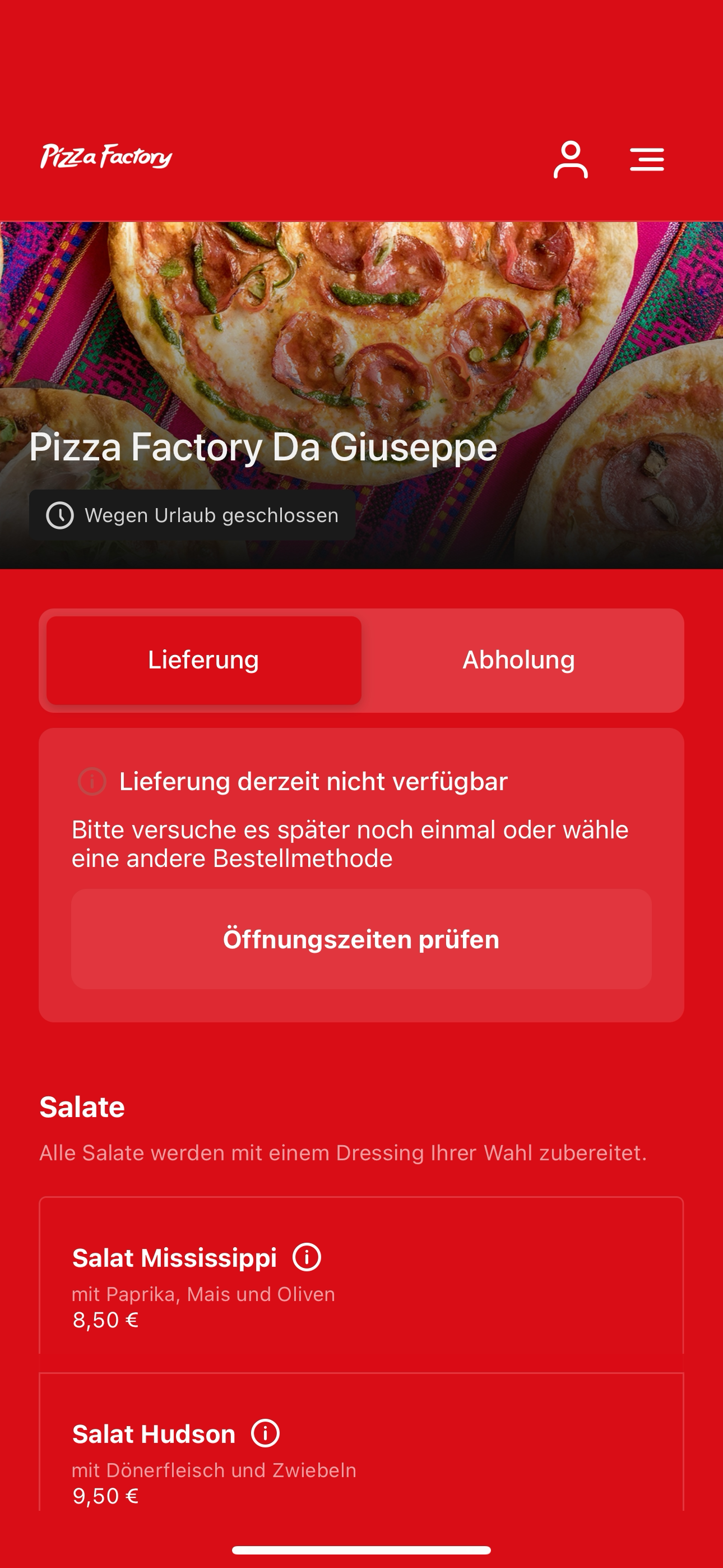 Pizza Factory Da Giuseppe screenshot 3