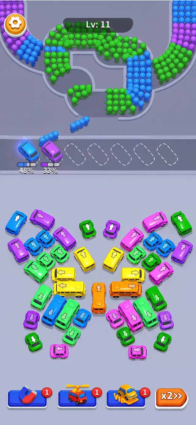 Color Puzzle Jam - Bus Fever screenshot 2