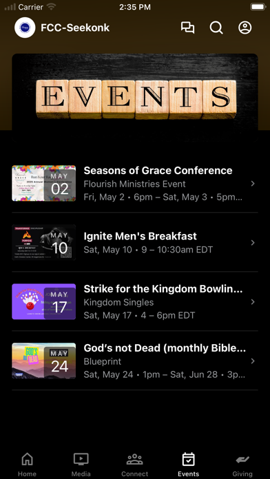 Faithccenter Screenshot