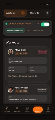 Gymmit: Find gym buddy Screenshot 7 of 10
