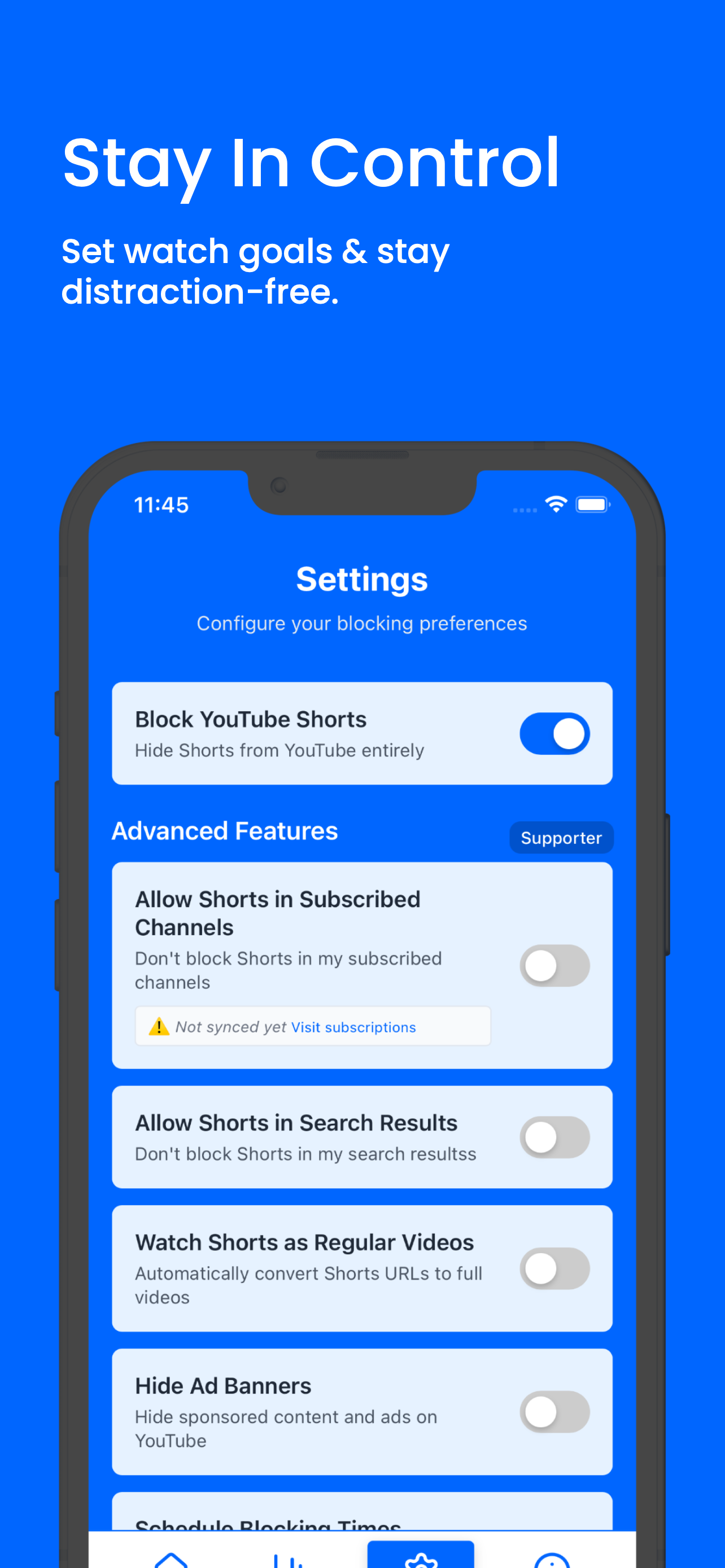 ByeShorts: Reclaim Your Time screenshot 4