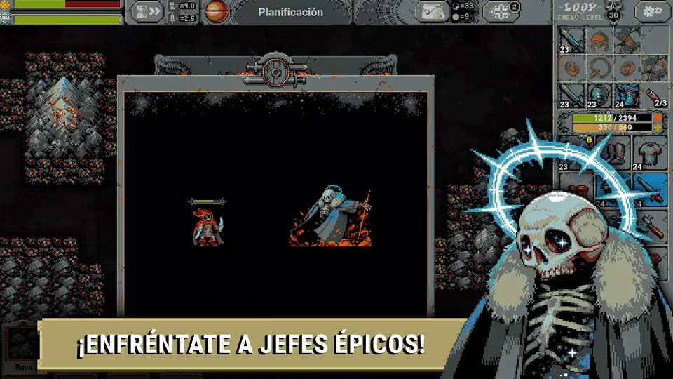 Captura de pantalla de Loop Hero en iPhone 5