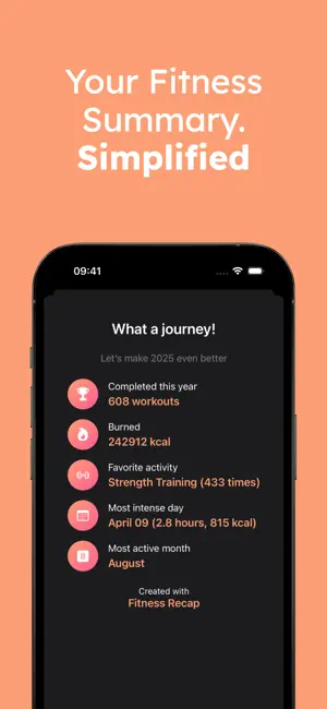 Fitness Recap screenshot 2