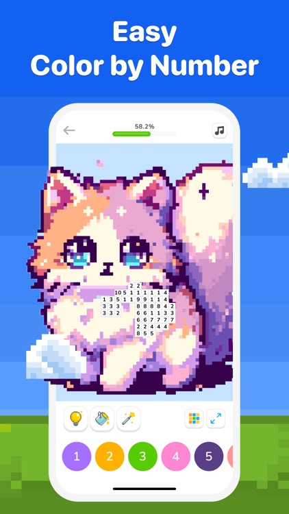 Pixel Color: Paint by Number screenshot-0