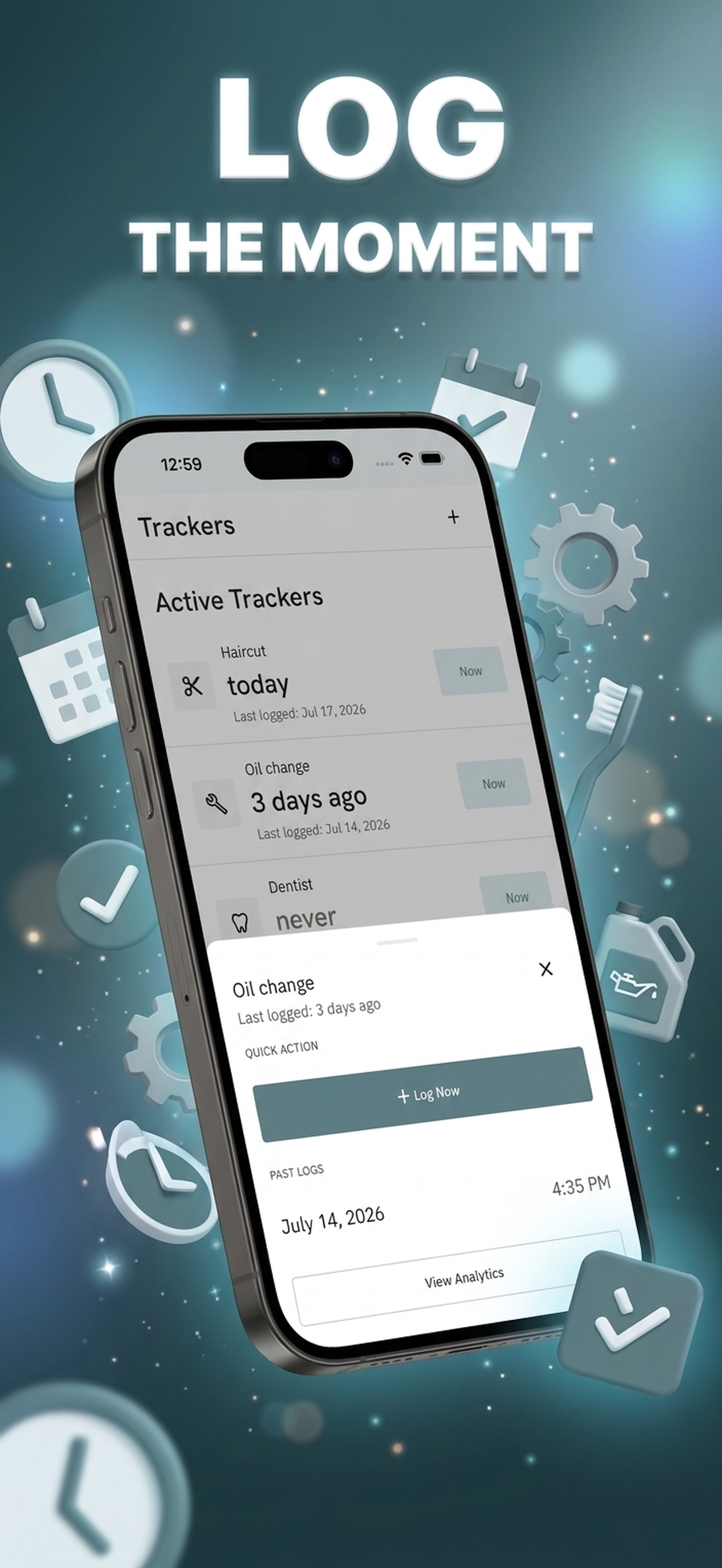 Lastimo: Last Time Tracker screenshot 2